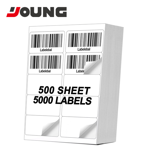 500 Sheets 5000 Labels 10-UP 2''x4'' Shi