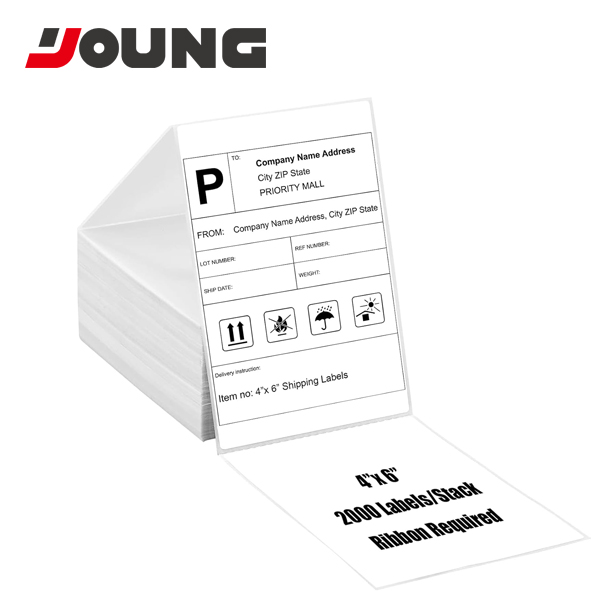 4''X6'' Inches Fanfold Thermal Transfer 